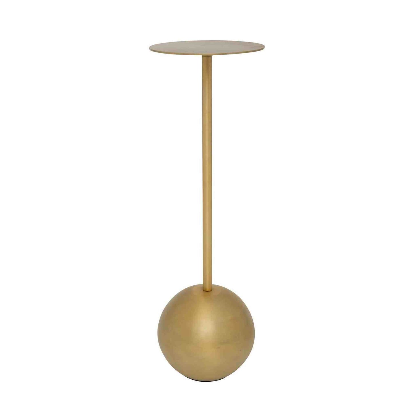 Sculptural Gold Sphere Accent Table - Curated Home Decor