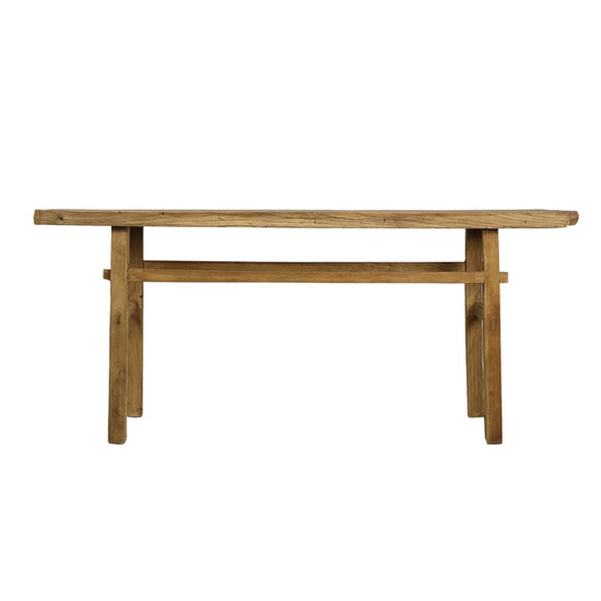 TEAK ALTAR CONSOLE TABLE 72” - Curated Home Decor