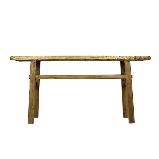 TEAK ALTAR CONSOLE TABLE 72” - Curated Home Decor