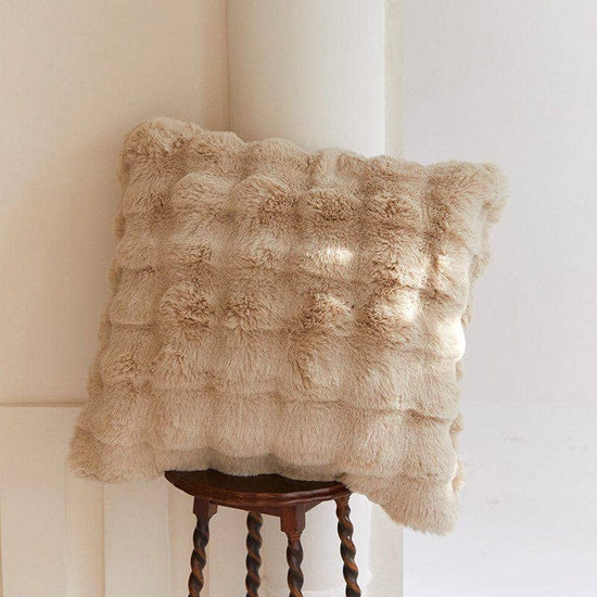 Faux Fur Pillow 18inch - Curated Home Decor