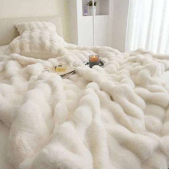 Faux Fur Throw Blanket - Curated Home Decor