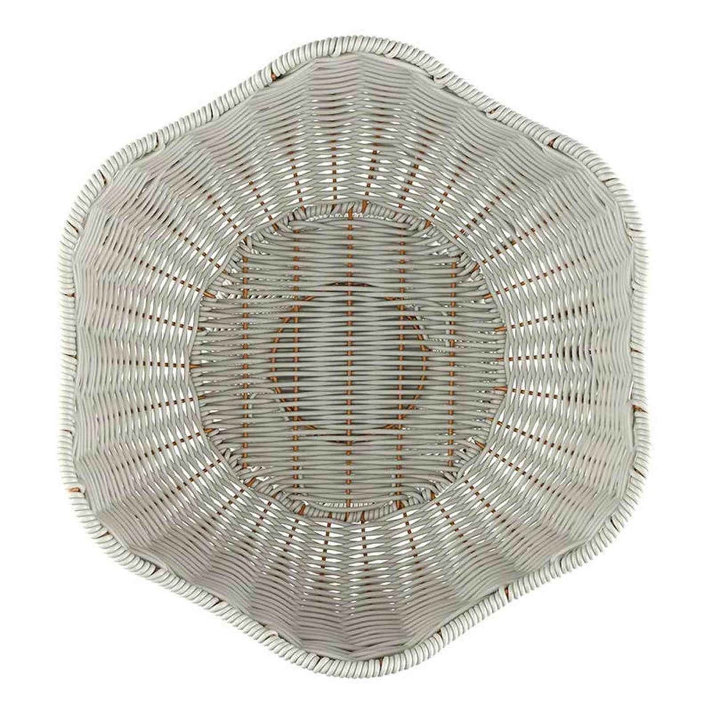 
                  
                    Gray Scalloped Basket - Curated Home Decor
                  
                