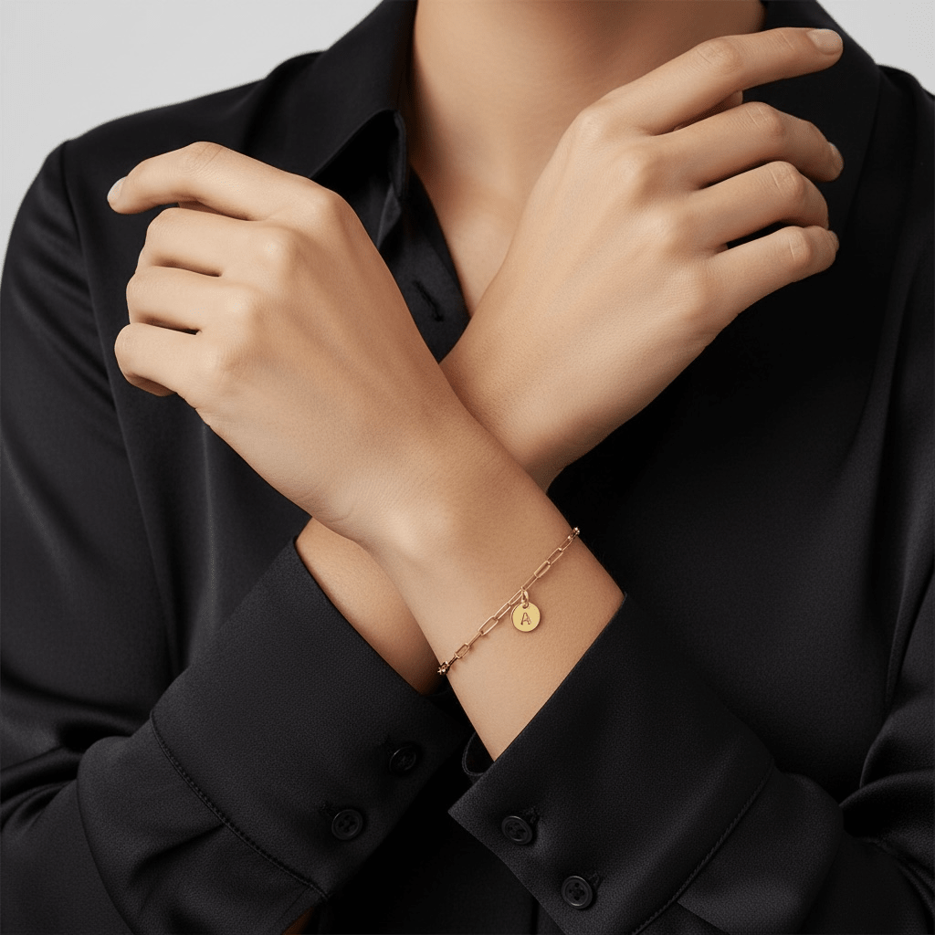 
                  
                    18k Gold Initial Charm — Letter I - Curated Home Decor
                  
                