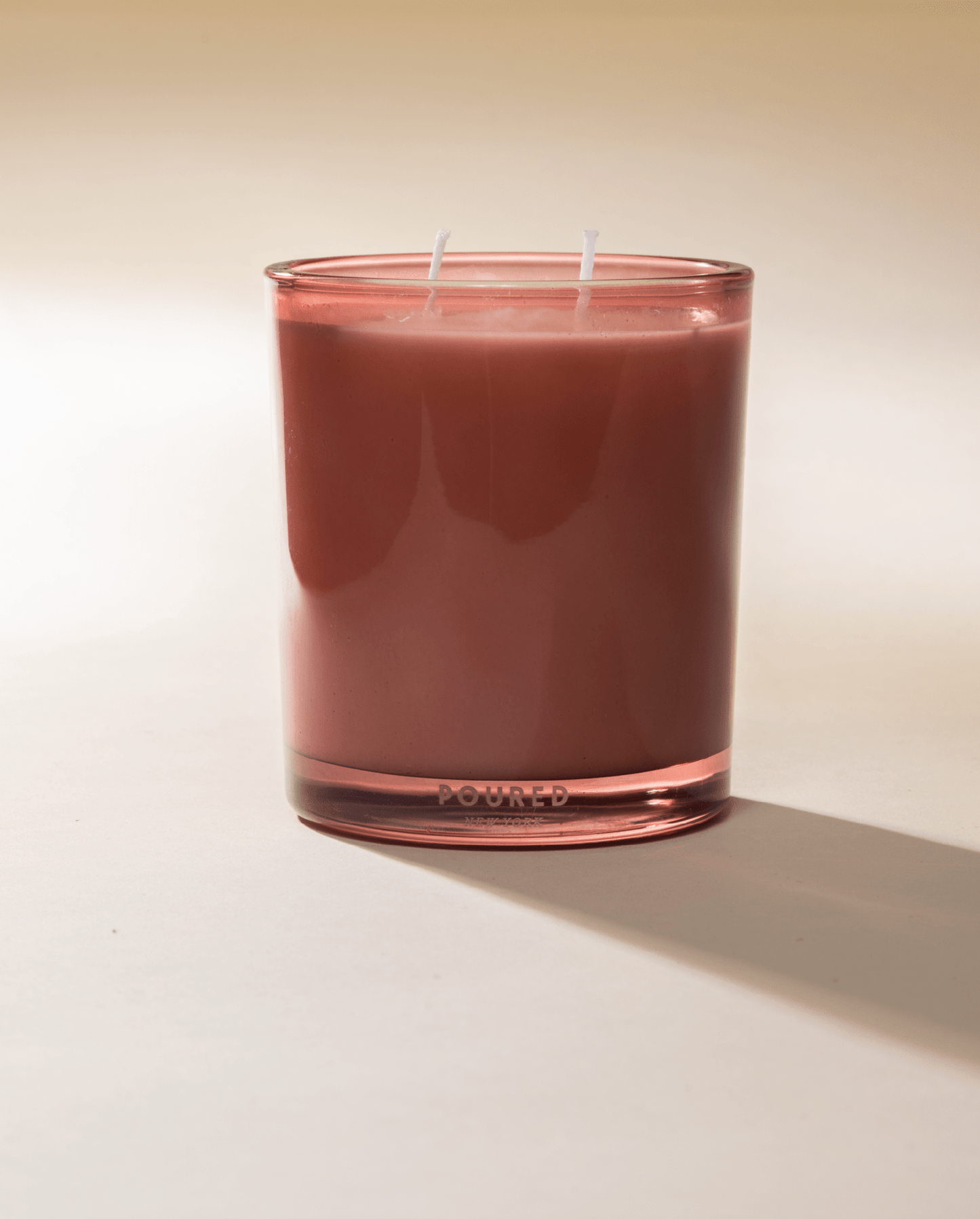 
                  
                    Voile en Rose | Poured New York: 10 OZ Soy Coconut Wax Candle - Curated Home Decor
                  
                