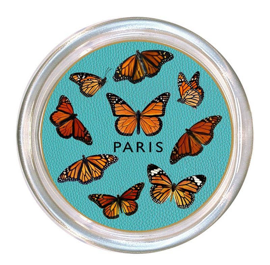 Paris Monarch Turquoise Coaster