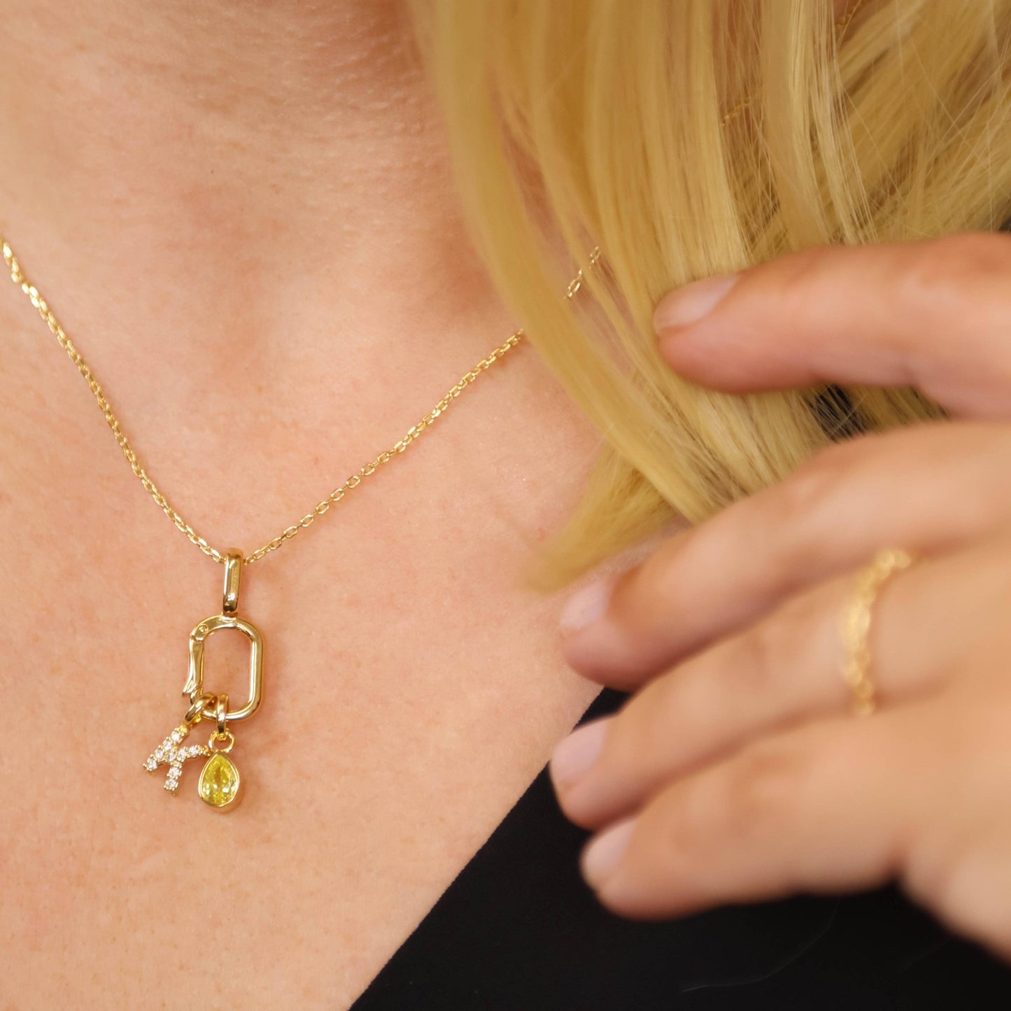 
                  
                    18k Gold Filled Carabiner Pendant - Curated Home Decor
                  
                
