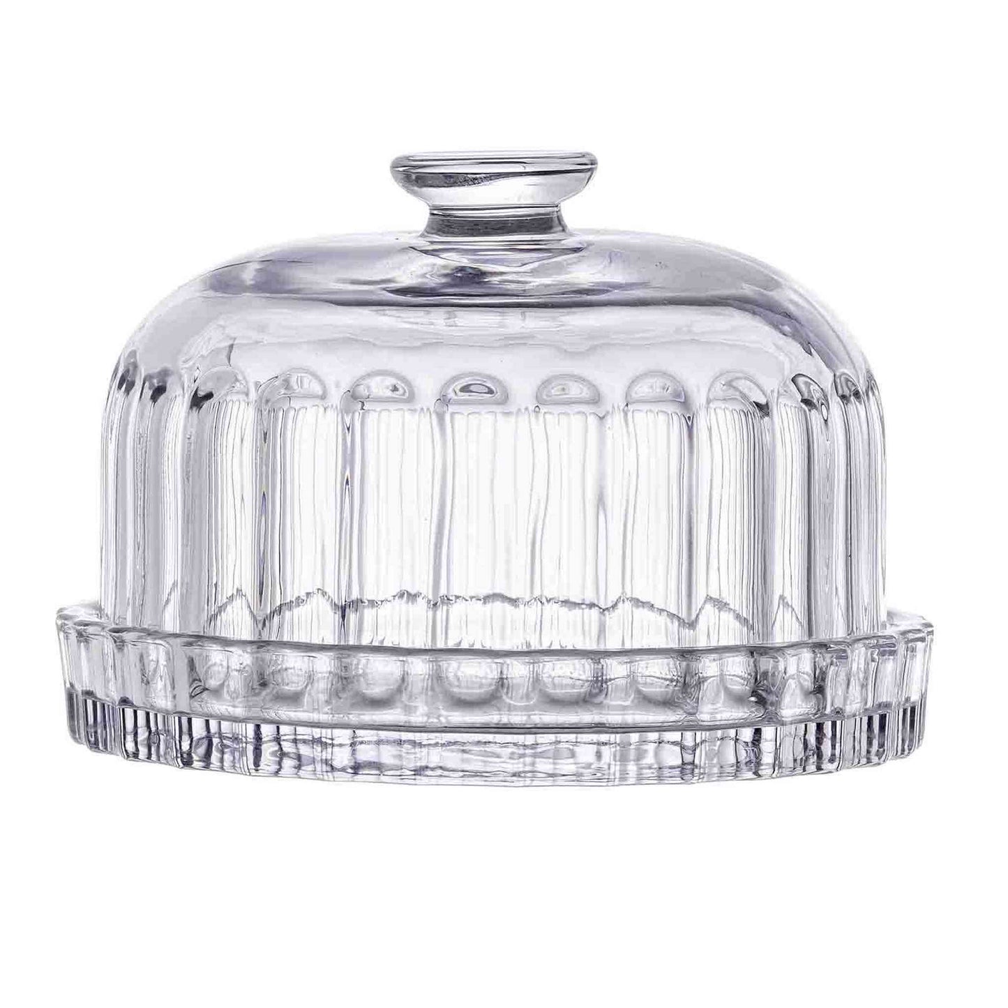 
                  
                    Glass Dessert Dish with Lid - Curated Home Decor
                  
                