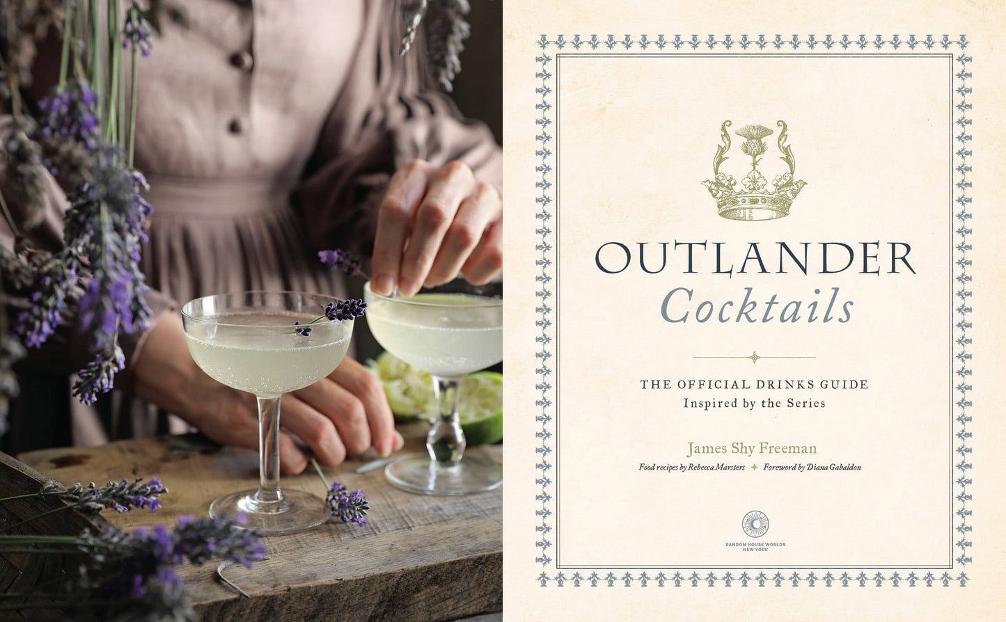 Outlander Cocktails Hardcover Book - Curated Home Decor