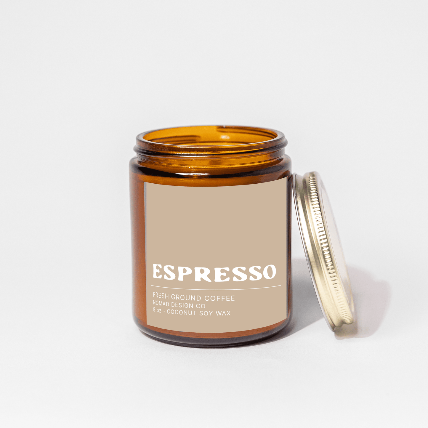 Espresso Jar Candle - Curated Home Decor
