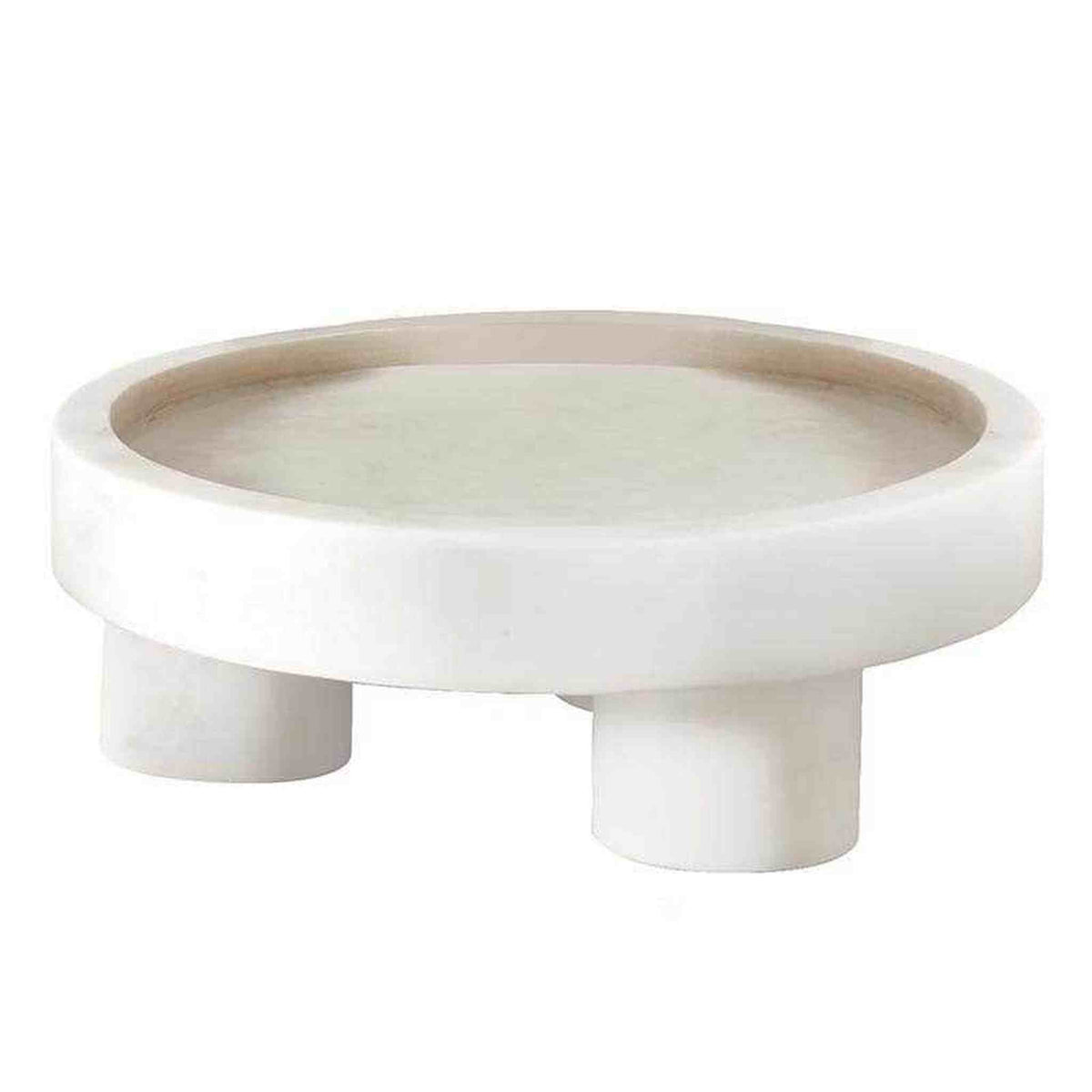 
                  
                    Marble Footed Tray - Curated Home Decor
                  
                