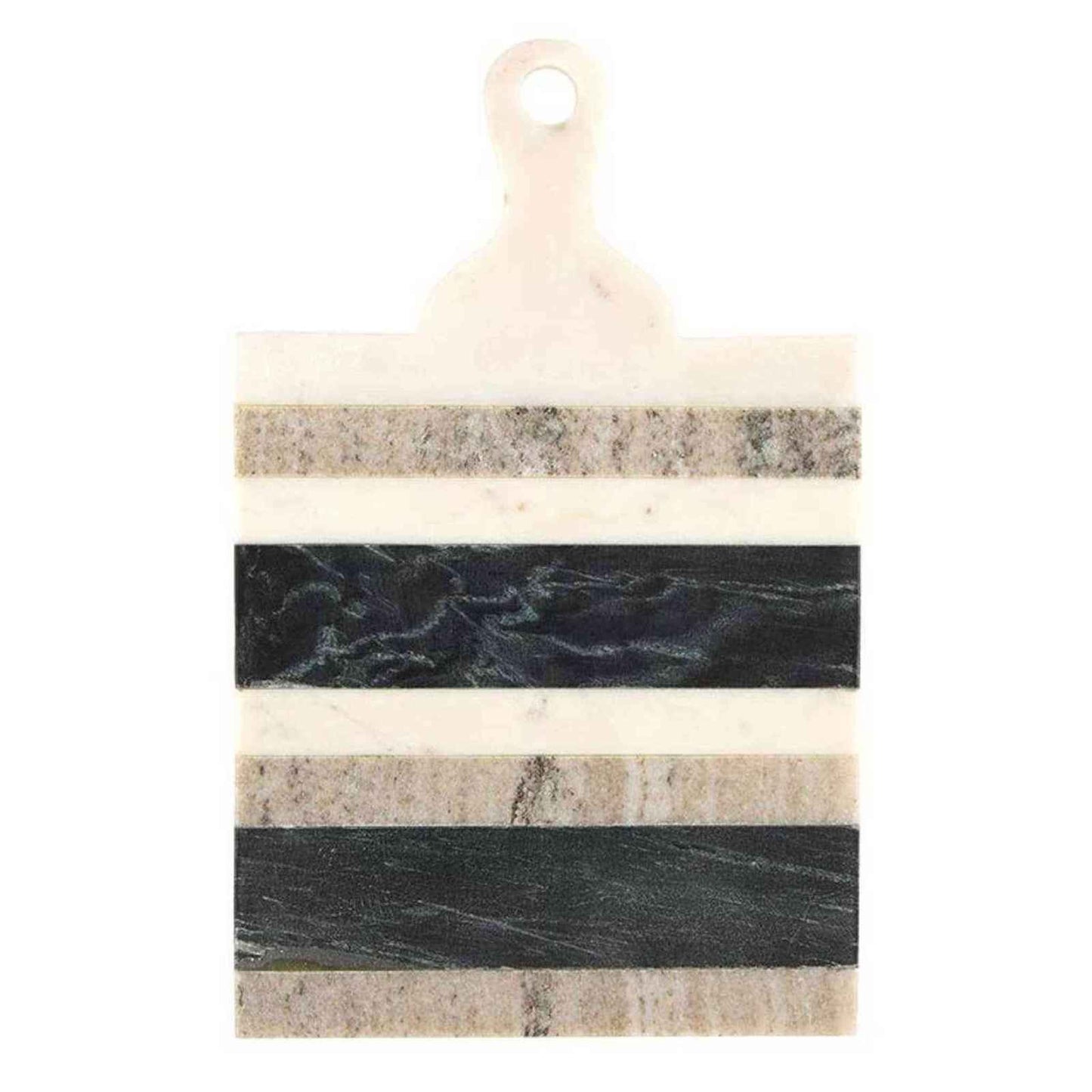 
                  
                    Stripe Marble Board with Handle - Curated Home Decor
                  
                