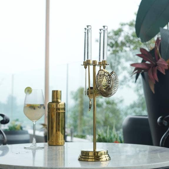 Gold Bar Tool Set with Stand
