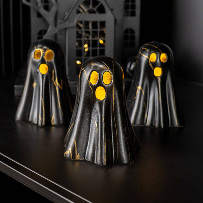 Becki Owens Set of 3 Light Up Ghosts
