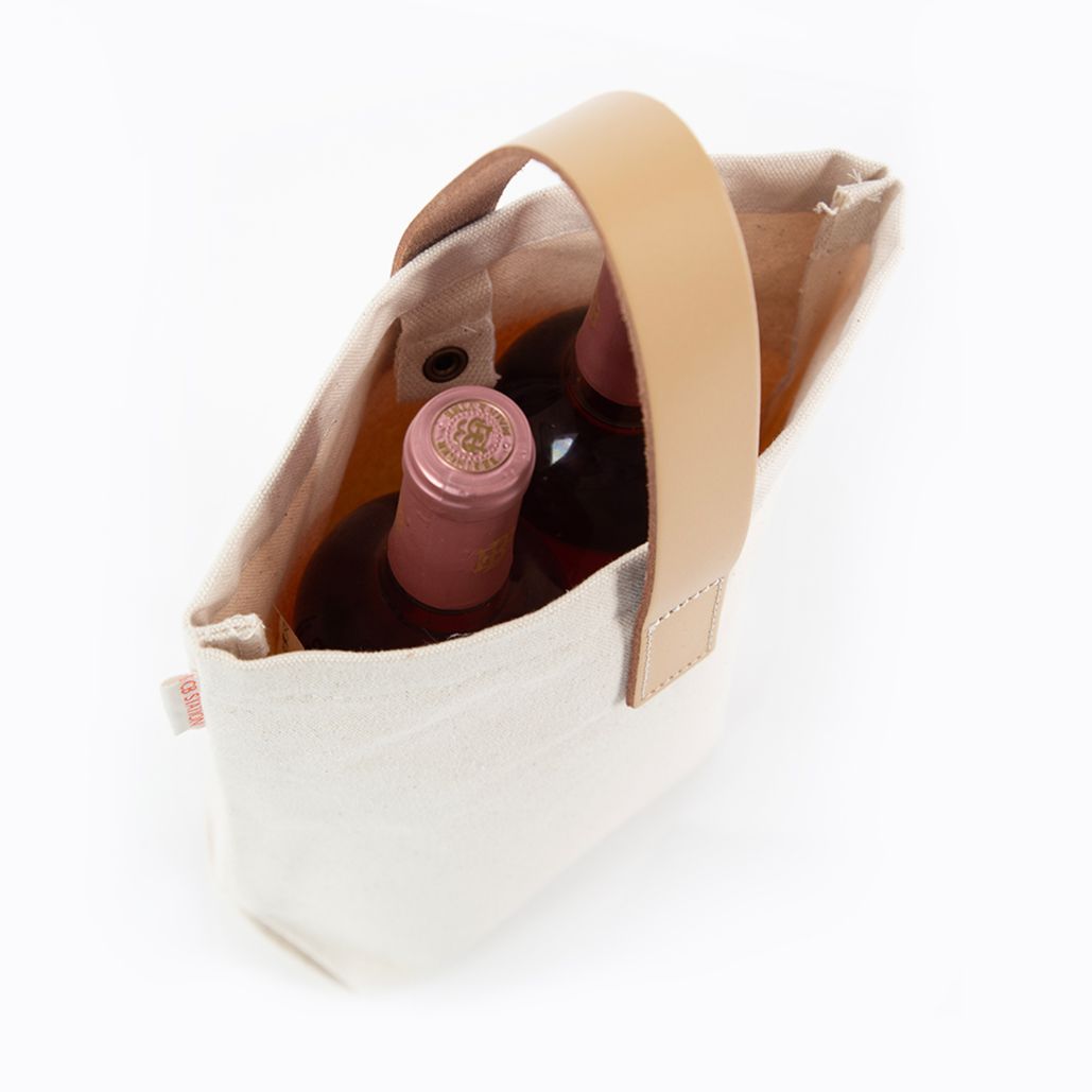 Two Bottle Wine Carrier - Curated Home Decor