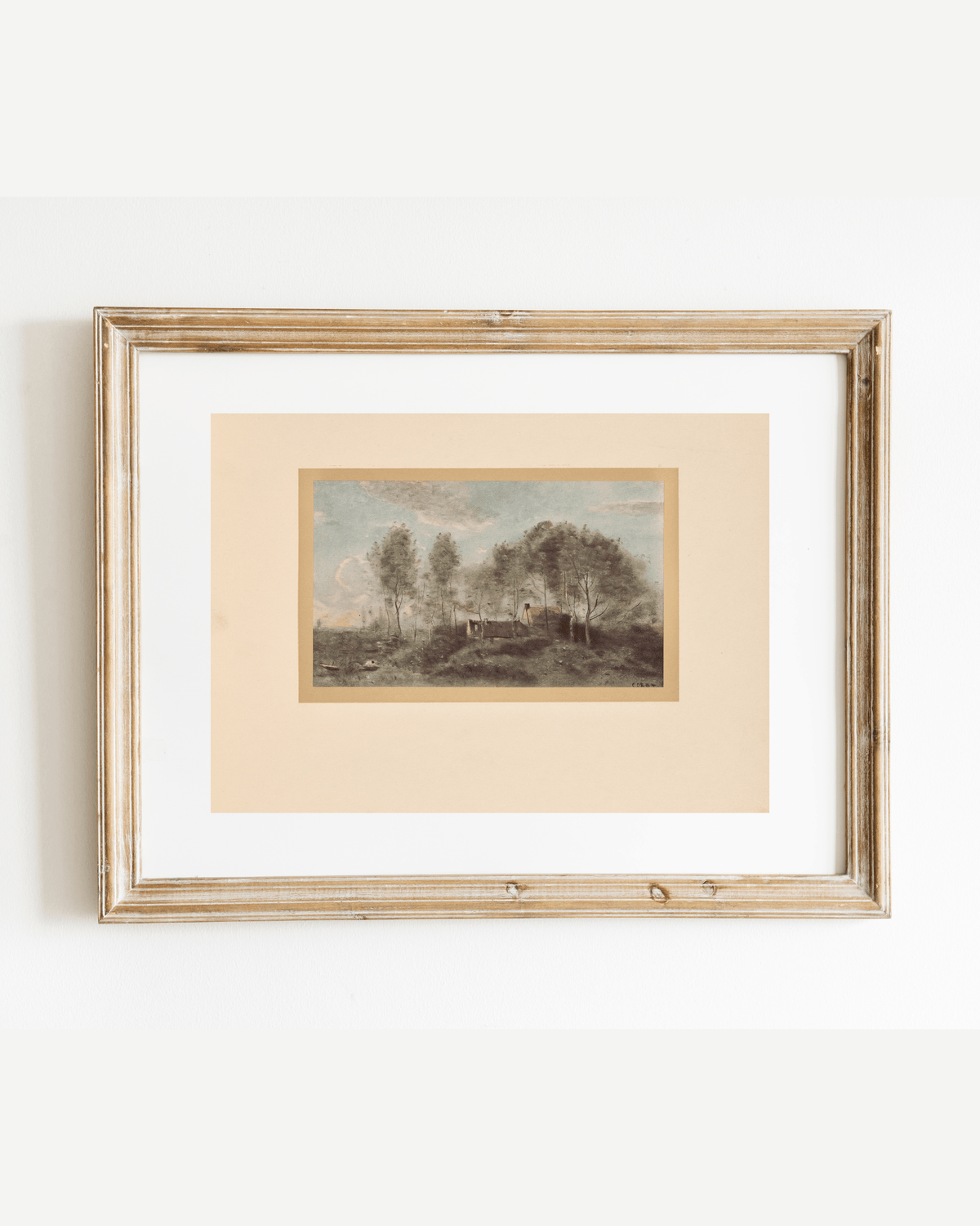 
                  
                    French Landscape II Antique Art Print: 5x7 - Curated Home Decor
                  
                