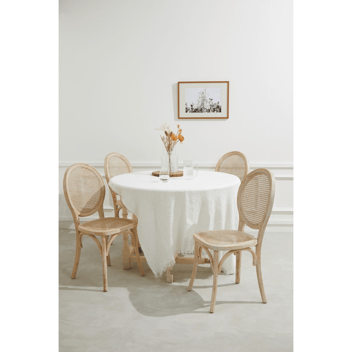 
                  
                    King Louis Dining Chairs-White Wash - Curated Home Decor
                  
                