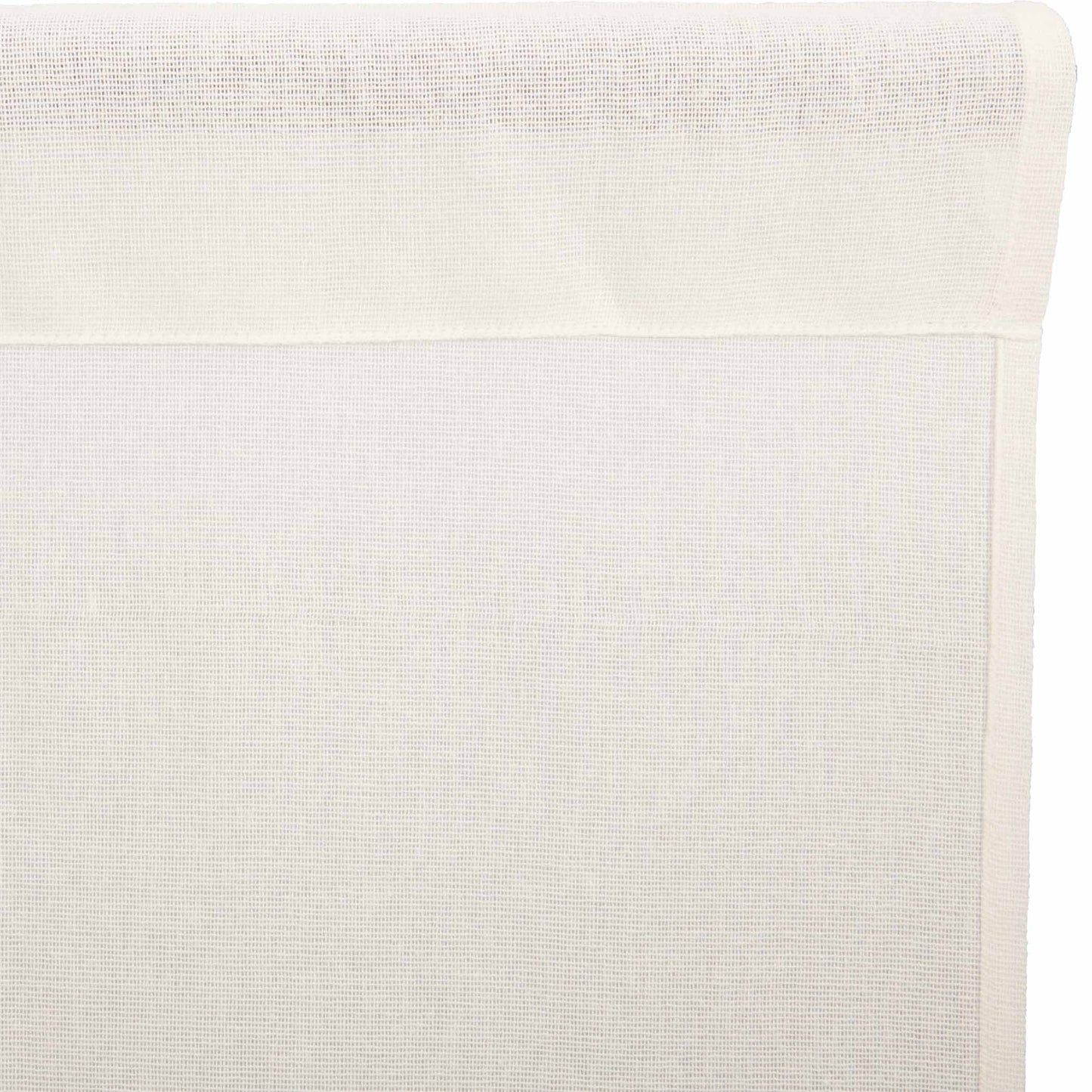 
                  
                    Tobacco Cloth Antique White Fringed Café Tier Curtains – Set of 2, 36"W x 36"L - Curated Home Decor
                  
                
