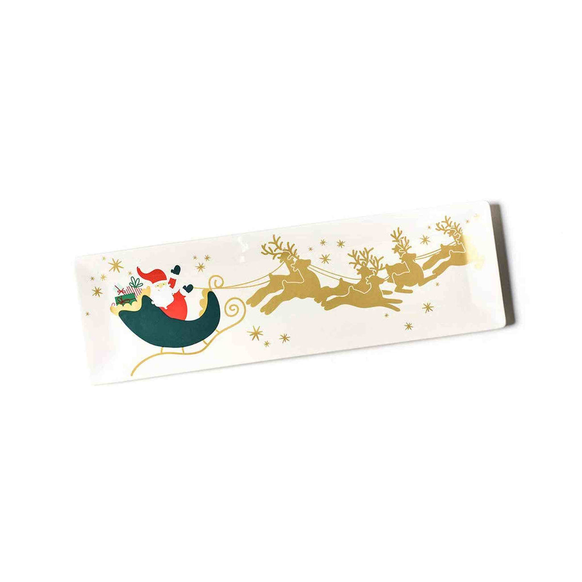 Flying Santa Skinny Rectangle Tray – Coton Colors - Curated Home Decor