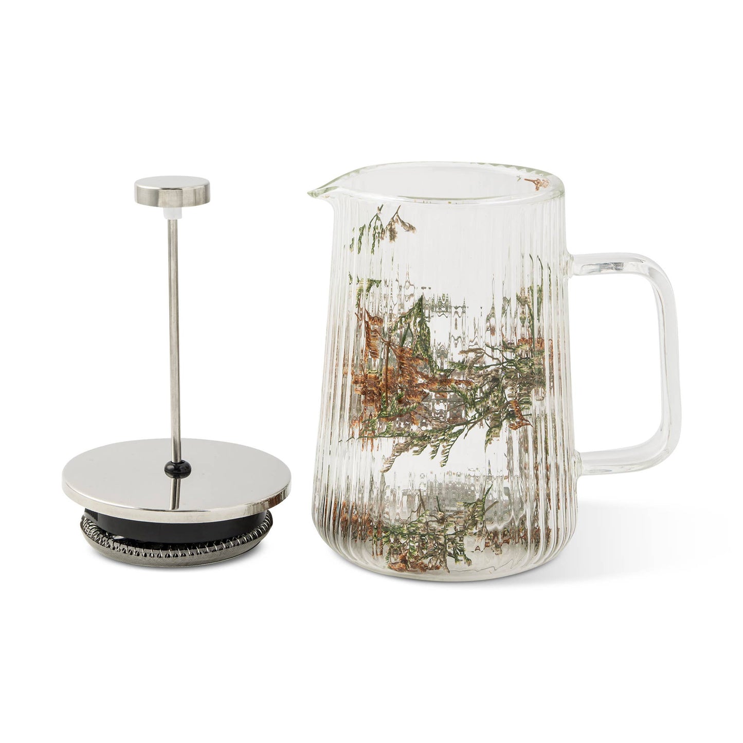 Double Wall Floral French Press — 22oz - Curated Home Decor