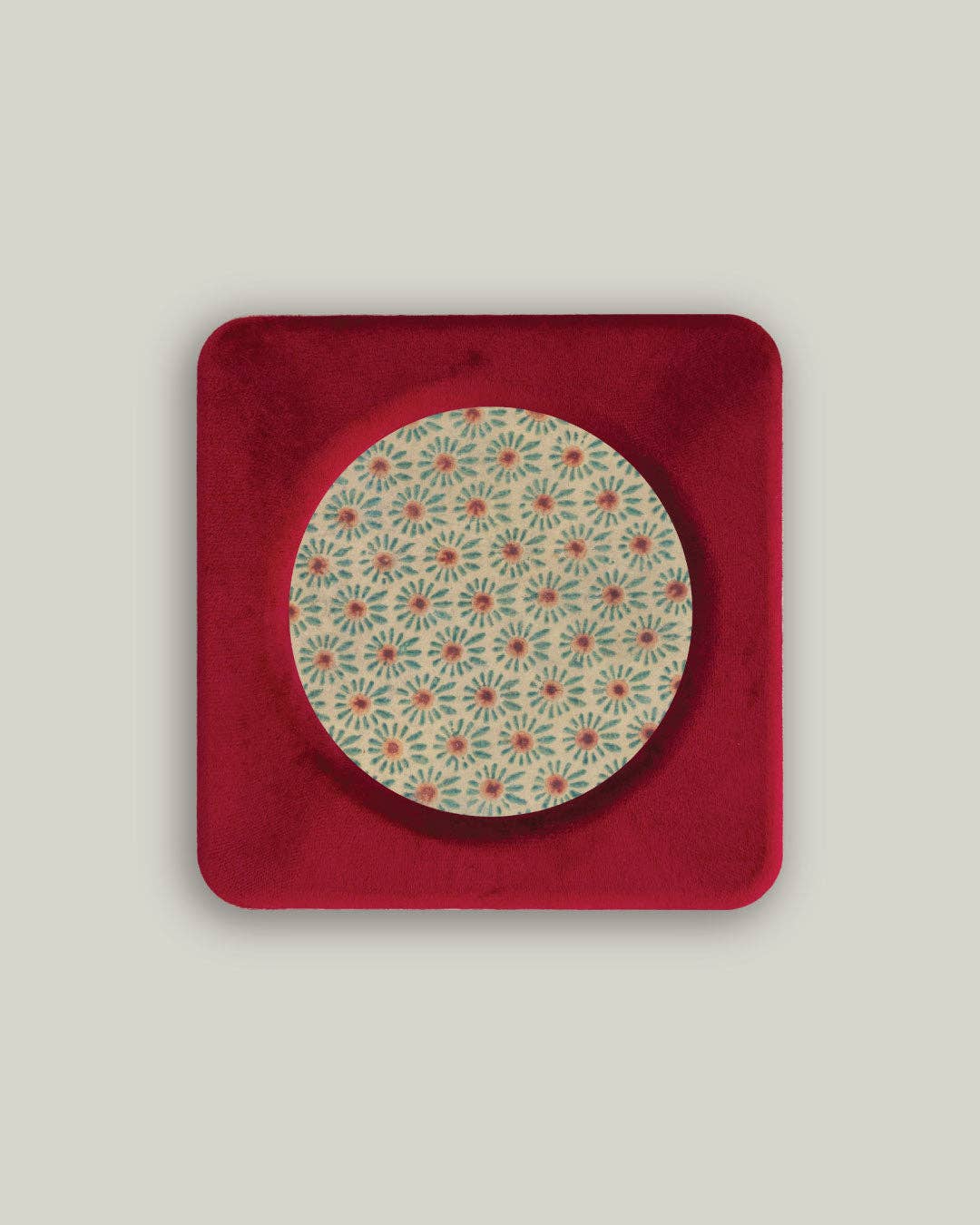 Ruby Red Velvet Photo Frame, 4 × 4 - Curated Home Decor