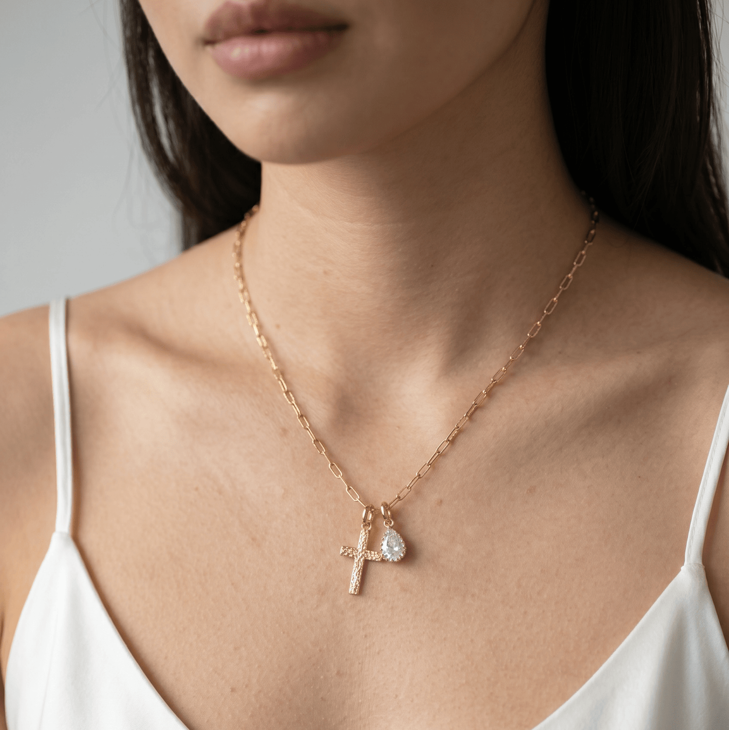 
                  
                    18k Gold Filled Victorian Cross Charm - Curated Home Decor
                  
                