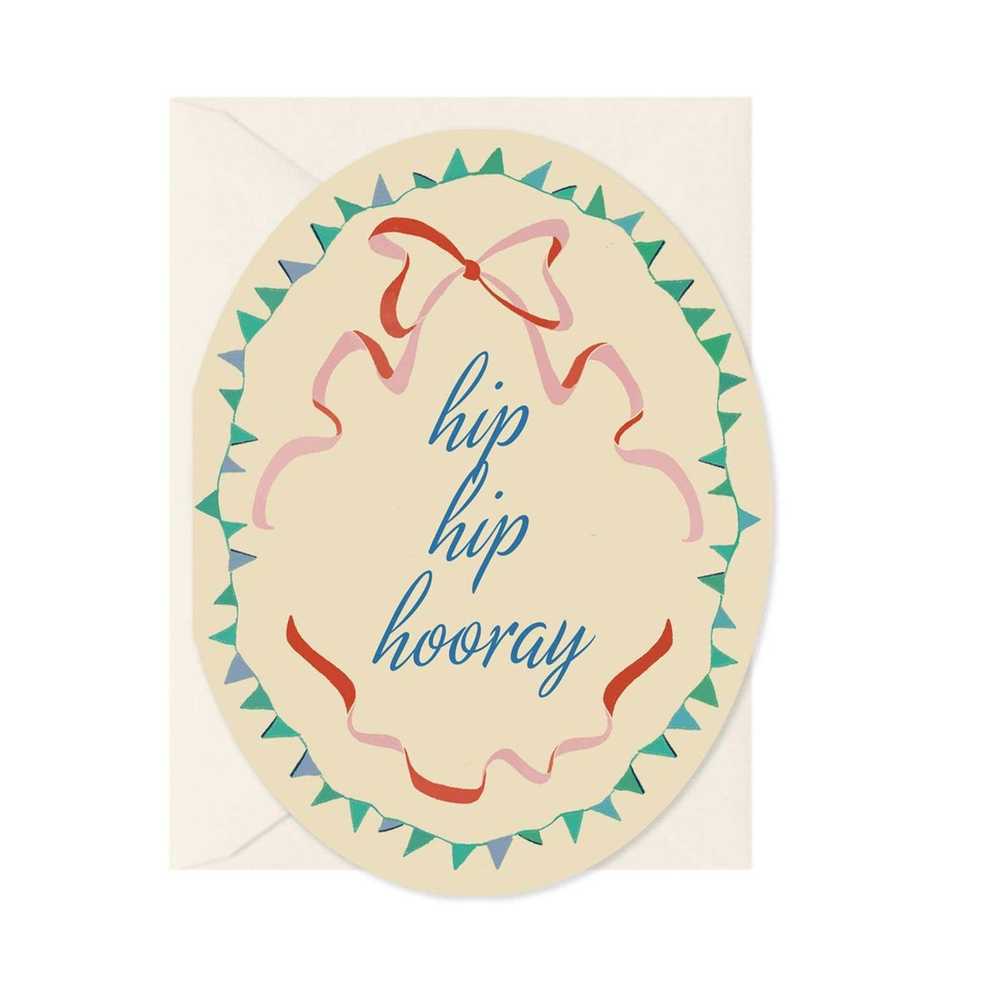 Hip Hip Hooray - Oval - Curated Home Decor