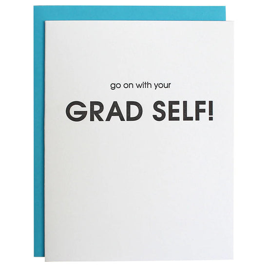 Grad Self Letterpress Card - Curated Home Decor