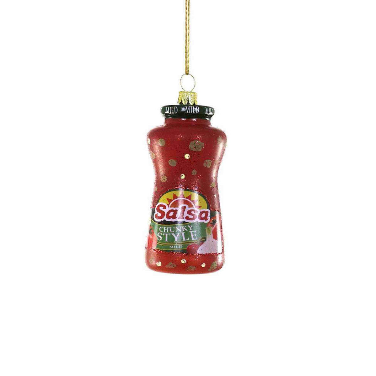 
                  
                    Cody Foster & Salsa ornament Chunky Mild glass Christmas tree decoration 4.25 inch
                  
                