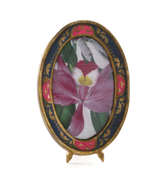 FLORAL OVAL FRAME - Curated Home Decor