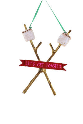 Let's Get Toasted Ornament - Curated Home Decor