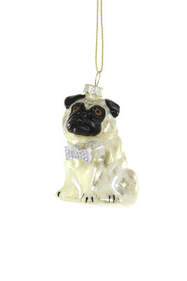 Pug Ornament - Curated Home Decor
