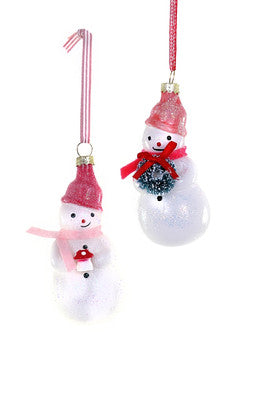 Wintertide Snowman Ornament - Curated Home Decor