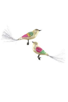 Heirloom Bird Ornaments - Curated Home Decor