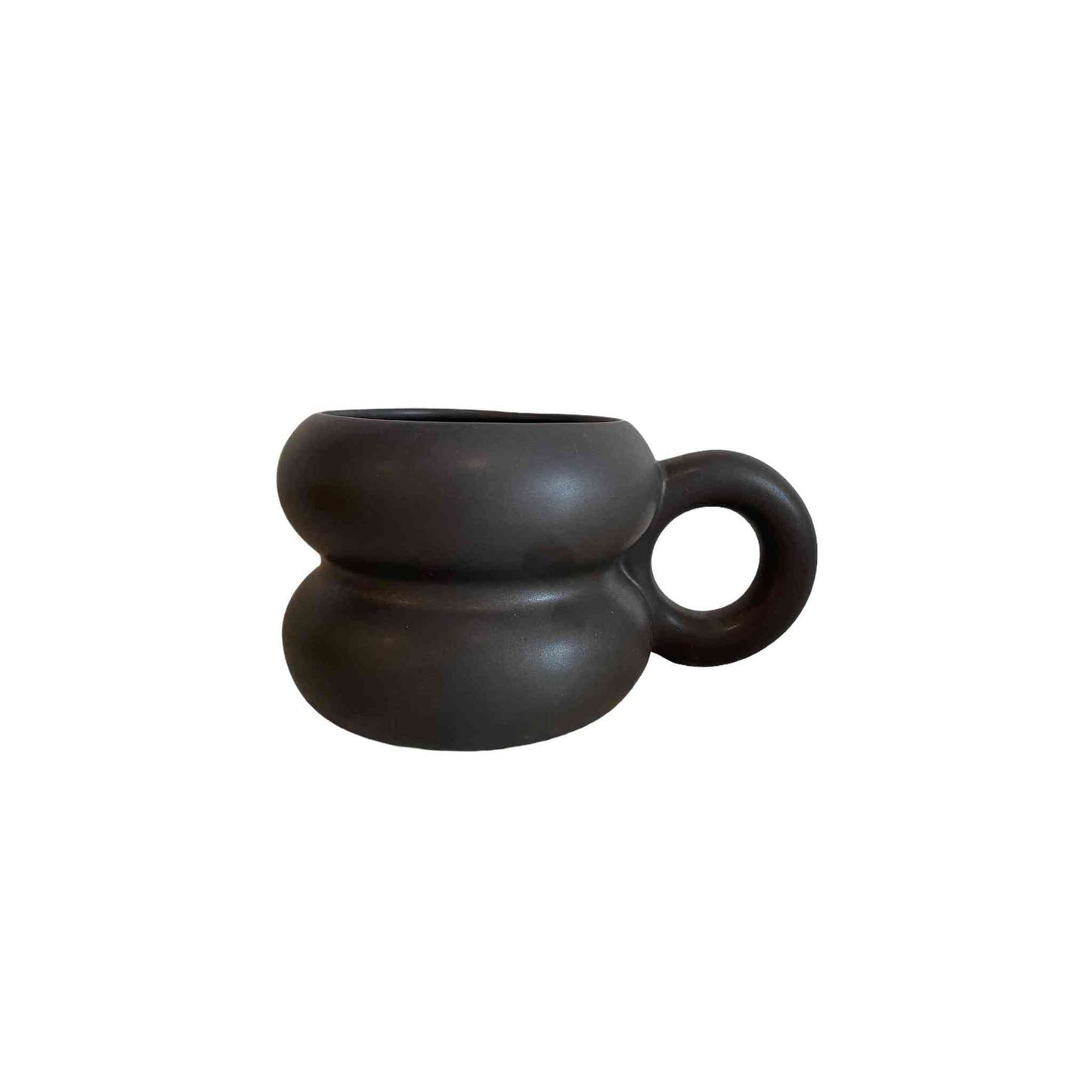 
                  
                    Chunky Mug handmade ceramic 500ml large curvilinear coffee cup from Mexico
                  
                