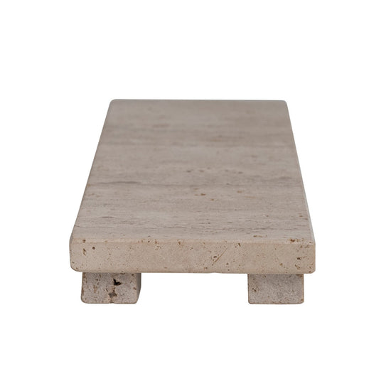 Travertine Footed Serving Board - Curated Home Decor