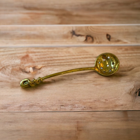 Brass Ladle w/ Holes - Curated Home Decor