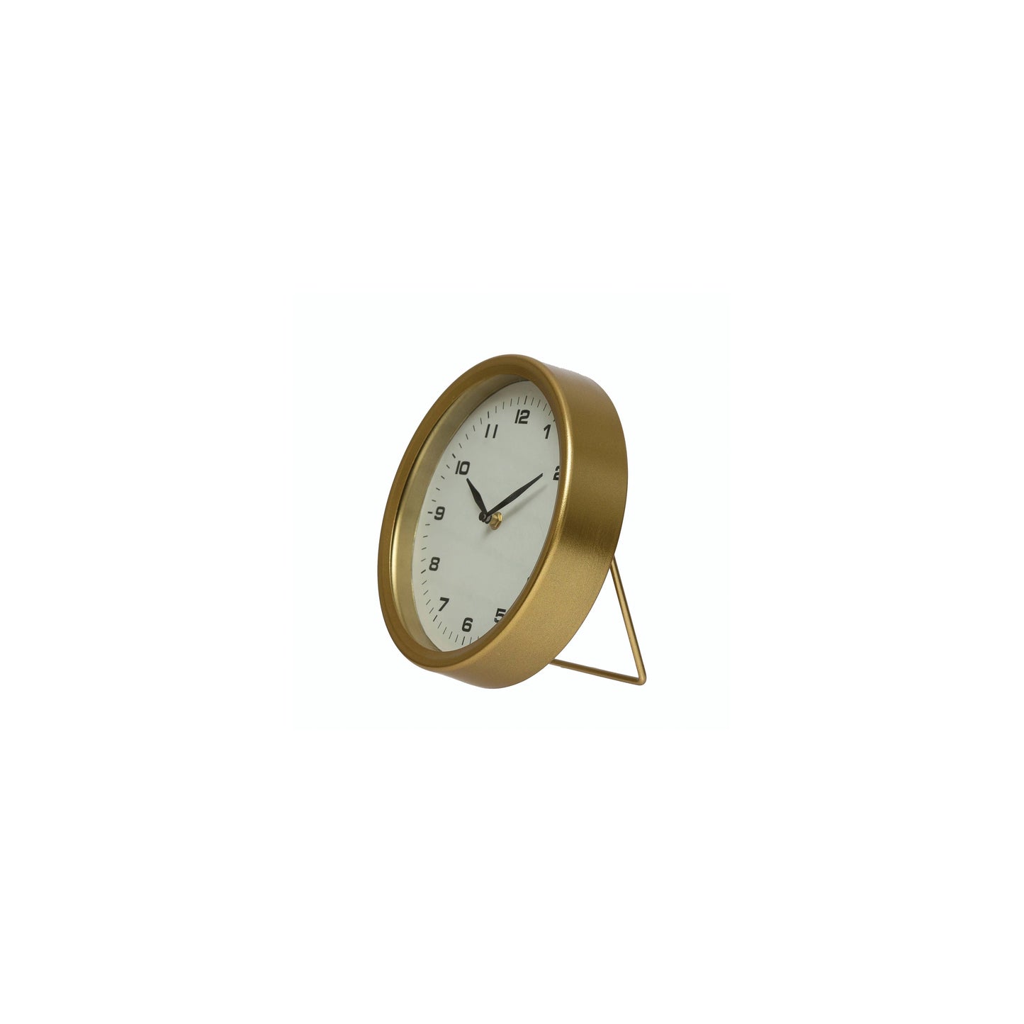 Brass Table Clock - Curated Home Decor