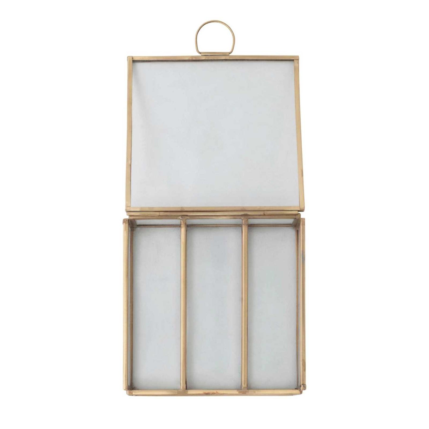 
                  
                    Gold Square Metal & Glass Box - Curated Home Decor
                  
                