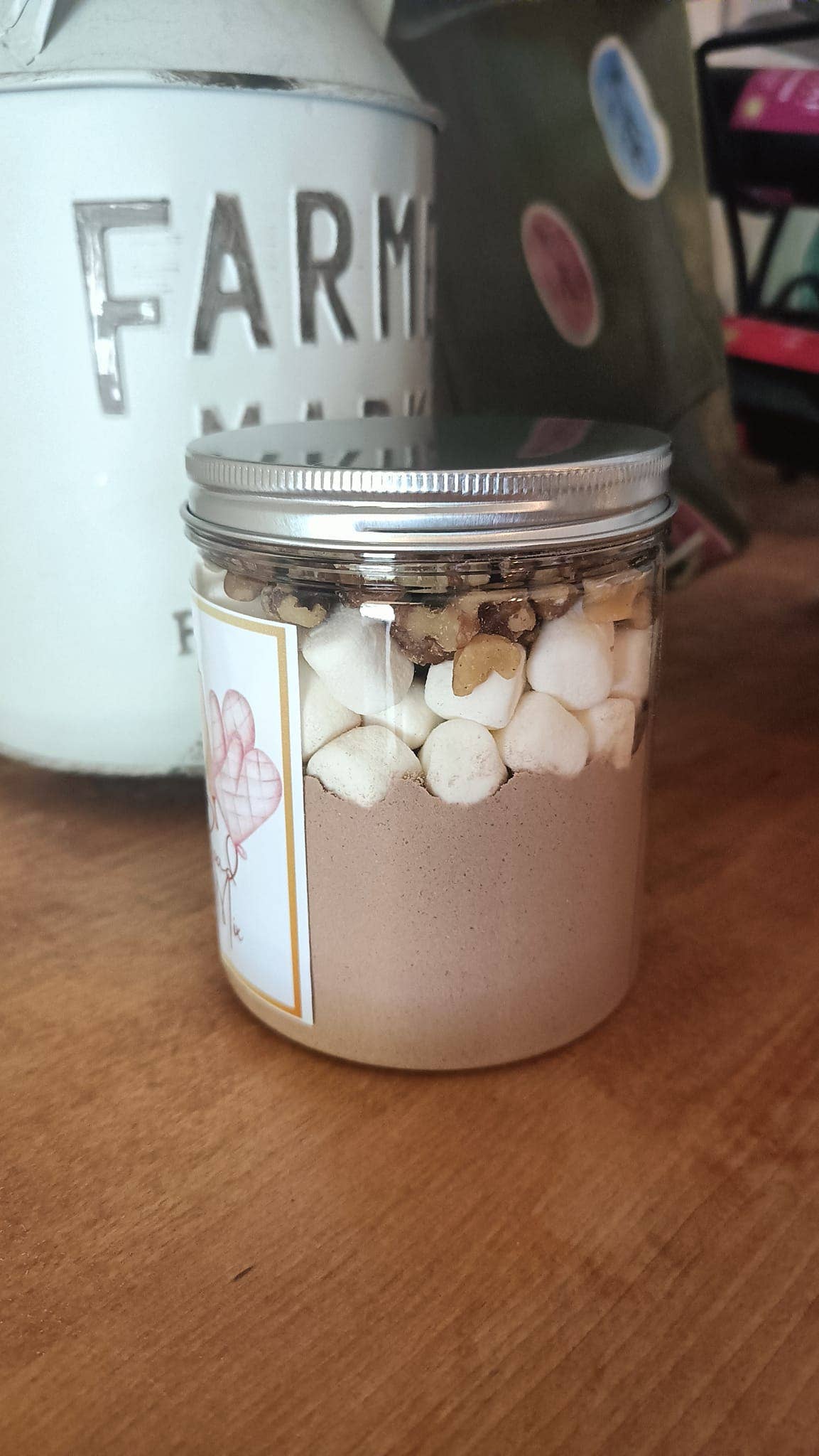 Rocky Road DIY Brownie Mix in a Jar - Curated Home Decor