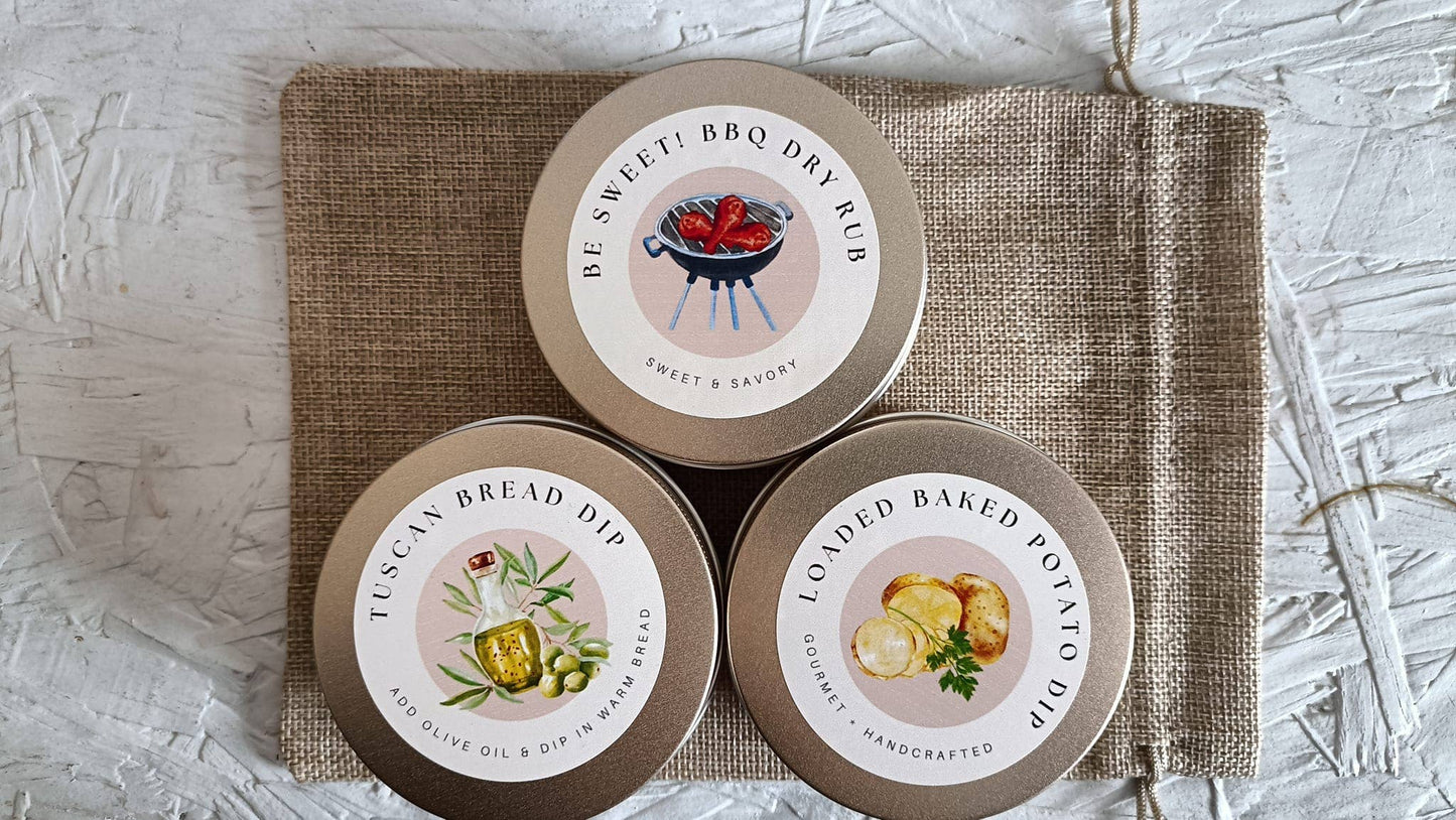 Gourmet Dip Mixes - Tins - Curated Home Decor