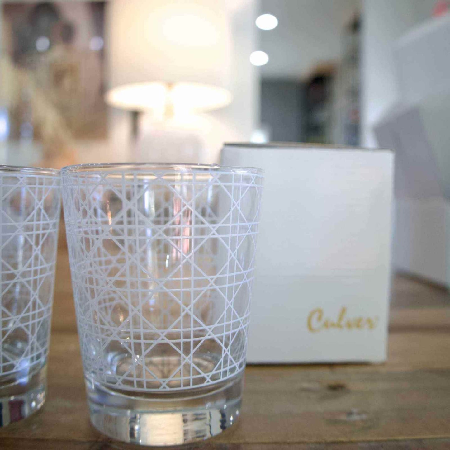 
                  
                    Culver 15oz White Canella Tapered Double Old Fashioned - Curated Home Decor
                  
                