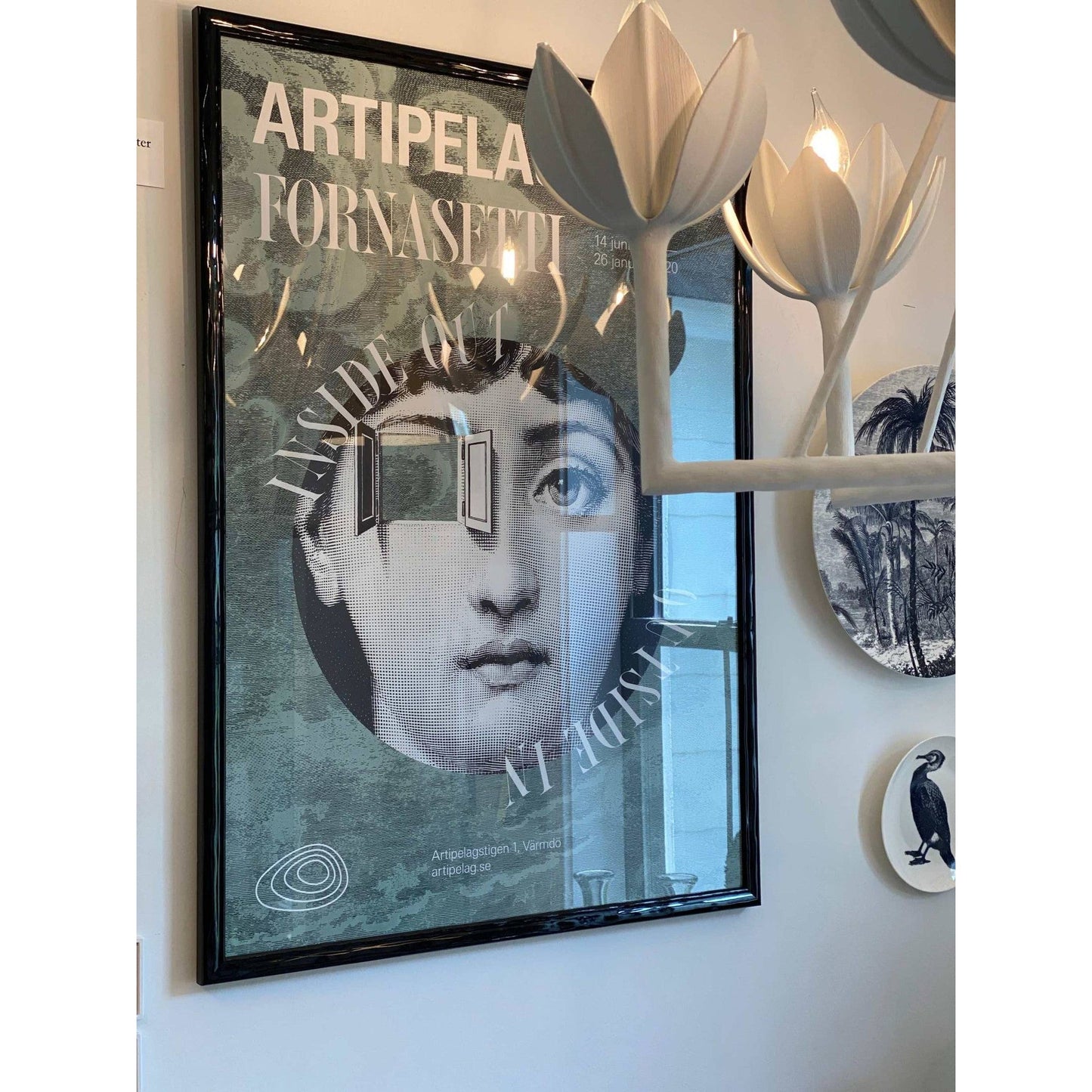
                  
                    Fornasetti "Inside Out Outside In" Framed Exhibition Poster – Artipelag 2019 - Curated Home Decor
                  
                