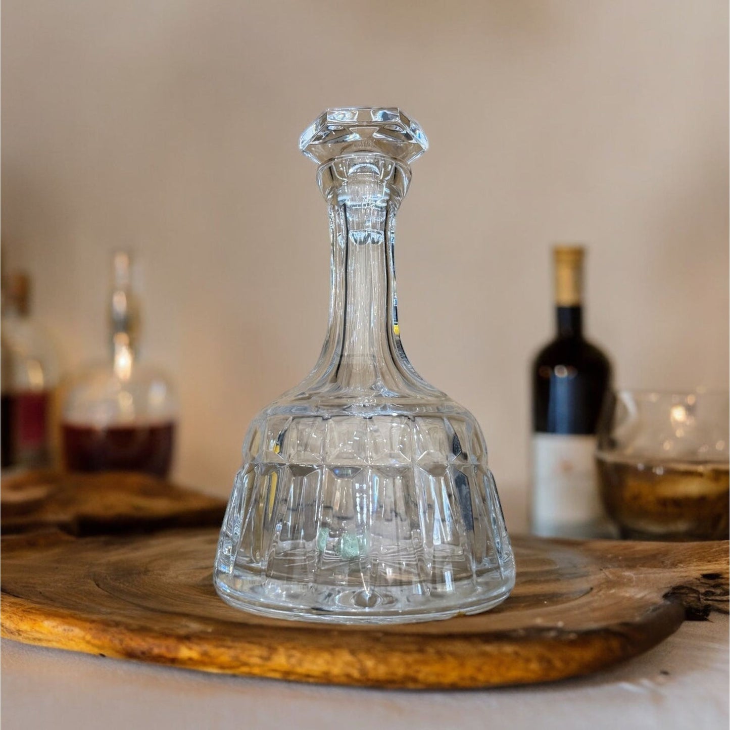 Vintage Crystal Decanter - Curated Home Decor