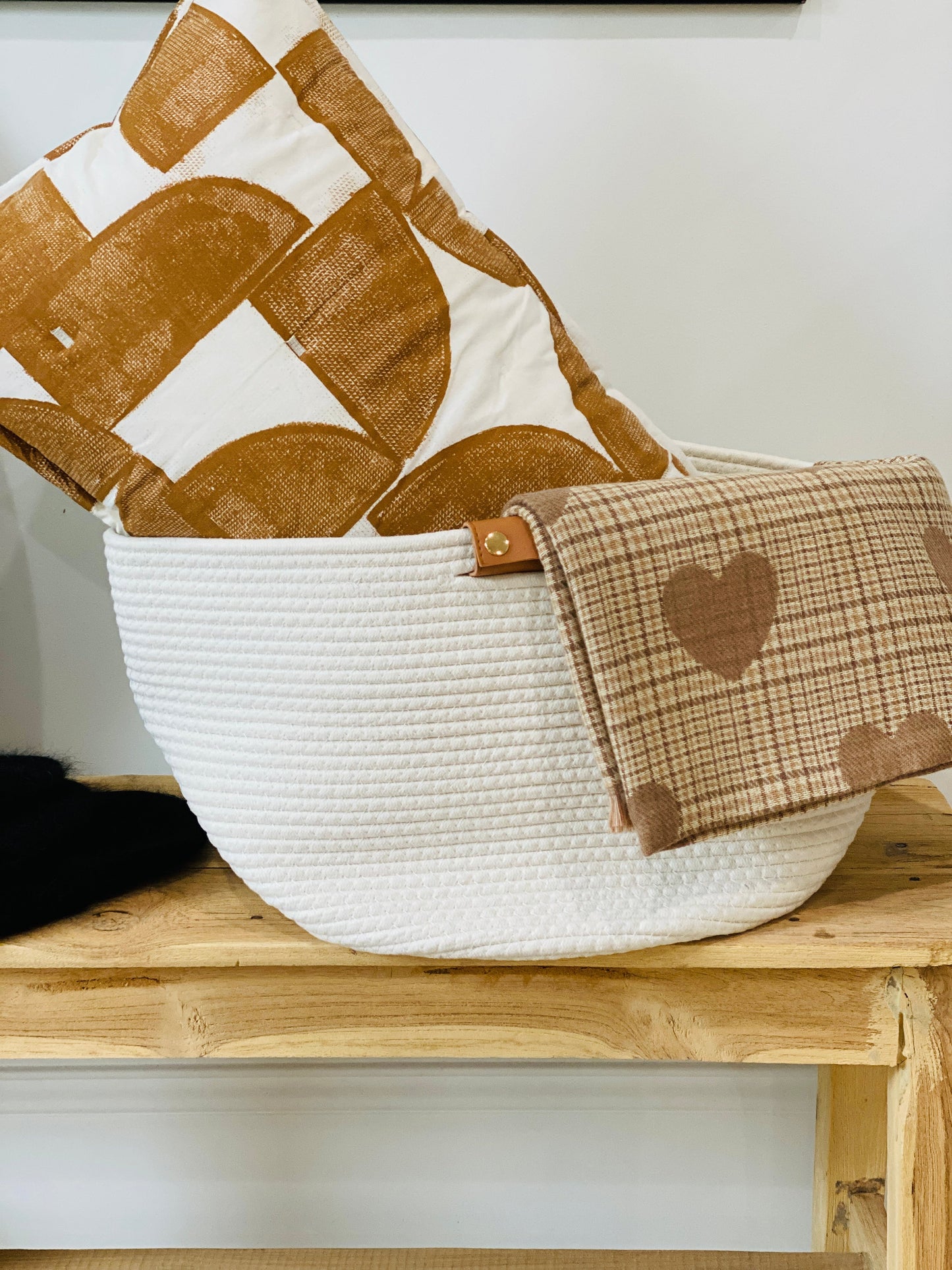 Cotton Rope Basket - Curated Home Decor