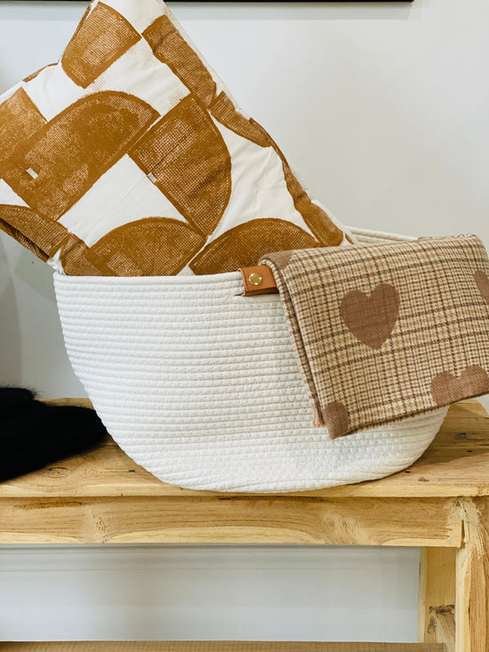 Cotton Rope Basket - Curated Home Decor