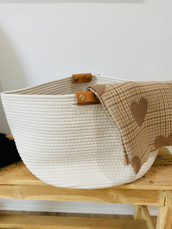 Cotton Rope Basket - Curated Home Decor