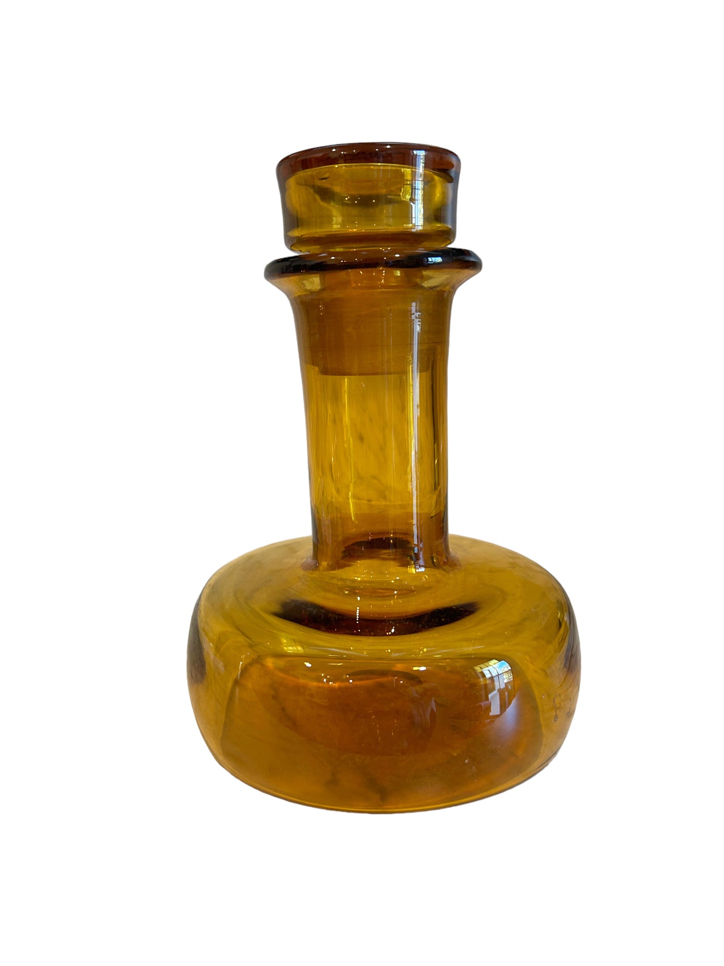 Mid Century Glass Decanter - Curated Home Decor