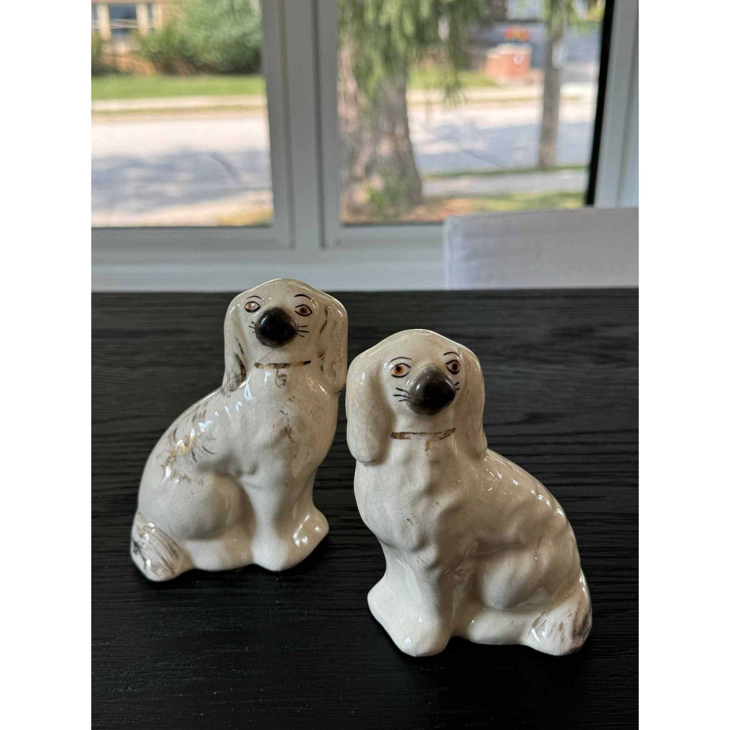 Vintage Pair Staffordshire Dogs - Curated Home Decor