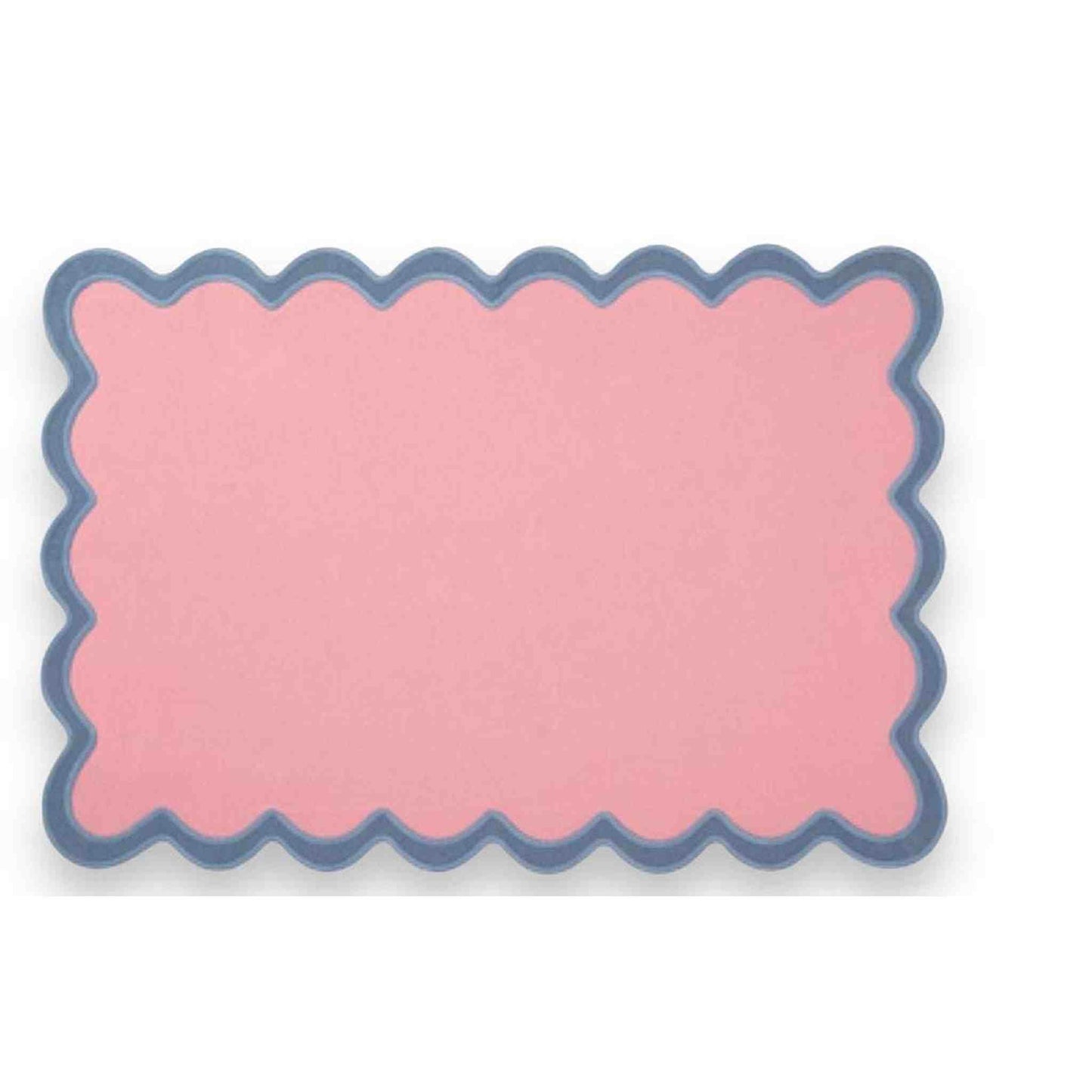 
                  
                    Pink & Blue Scalloped Placemat Set of 4 - Curated Home Decor
                  
                