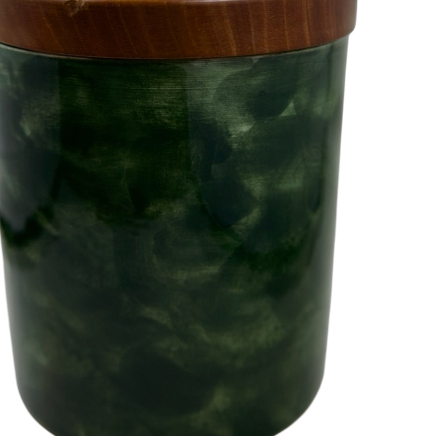 Vintage Majolica “Tobac” Container - Curated Home Decor